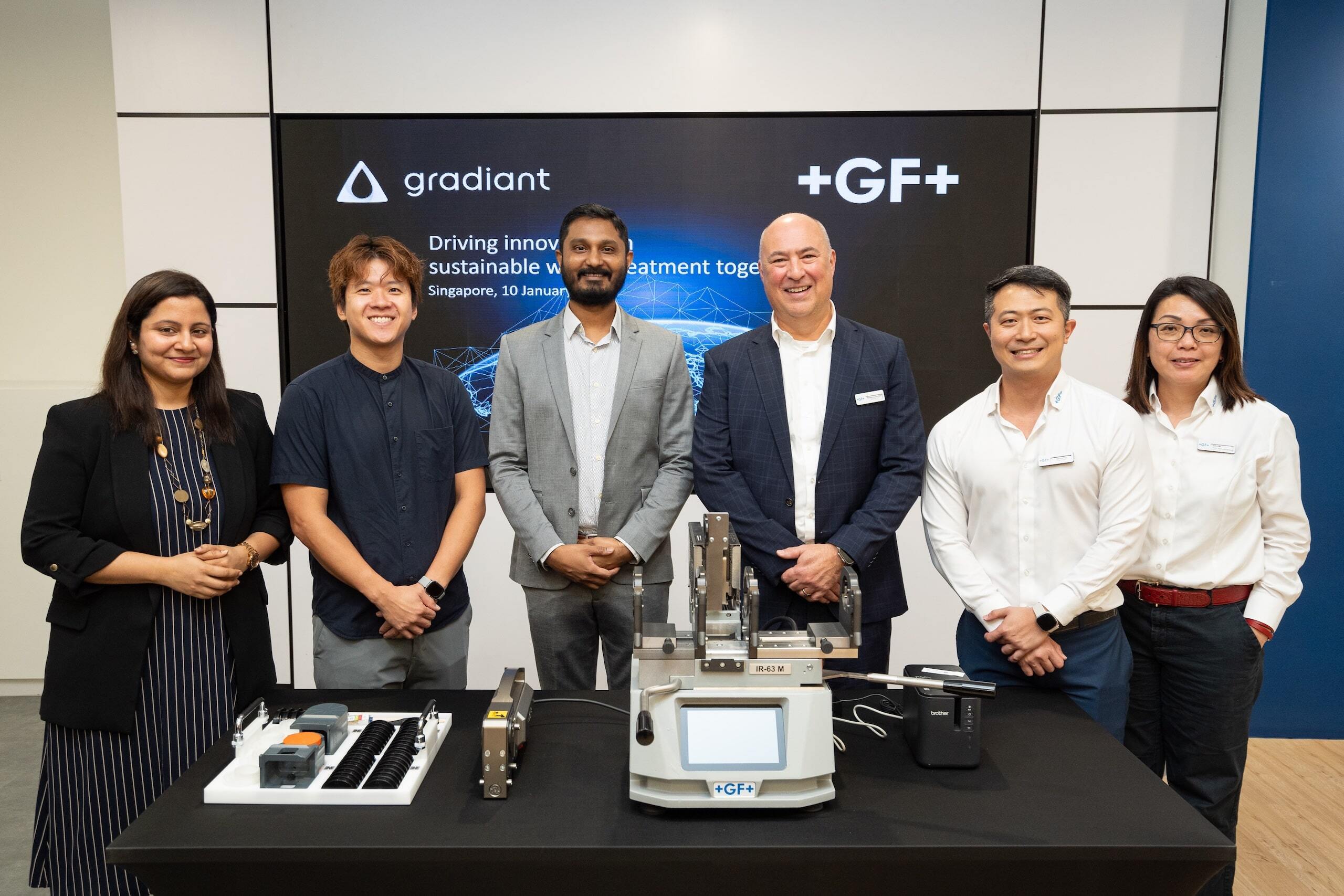 Gradiant et GF Piping Systems s'associent pour promouvoir l'innovation et la durabilité dans le domaine de l'eau industrielle